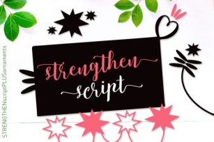 Strengthen Script Font Download