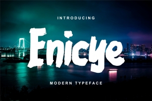 Enicye | Modern Typeface Font Font Download