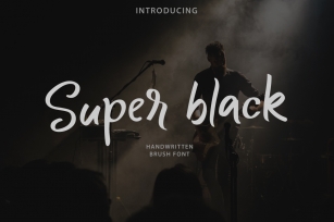 Super black Font Download