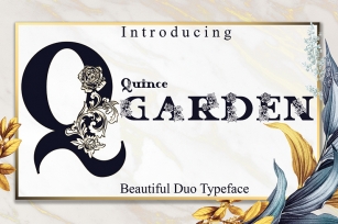 Quince Garden Font Download
