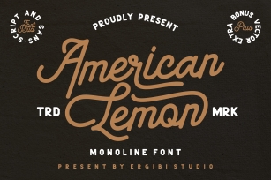 American Lemon Font Duo Font Download
