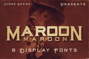 Maroon - Vintage Style Font Font Download