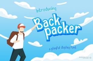 Backpacker - Fun Display Font Font Download