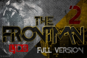 The FrontMan 2 Font Download
