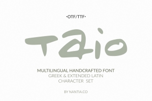 Taio Handwritten Greek Font Download