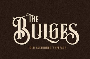Bulges Typeface Font Download