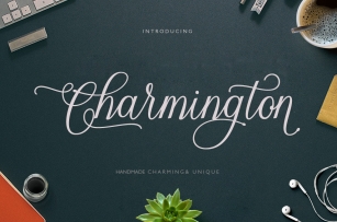 Charmington Script 20 off Font Download