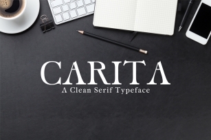 Carita Clean Serif 3 Font Family Font Download
