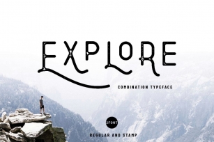 Explore - Combination Typeface Font Download