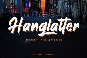 Hanglatter - Modern Calligraphy Font Download