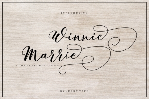 Winnie Marrie Script Font Download