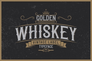Golden Whiskey Font Download