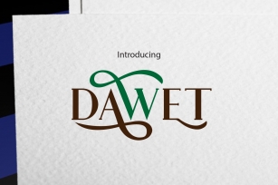 DAWET Font Download