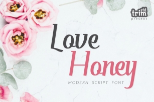 Love Honey - Modern Script Font Font Download
