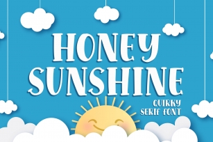 Honey Sunshine - a Quirky Serif Font Font Download