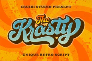 Krasty Unique Retro Font Download