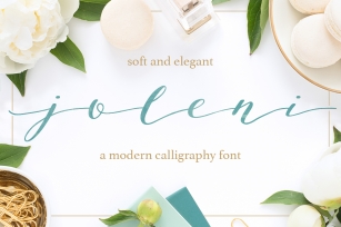 Joleni Font - modern elegant calligraphy Font Download