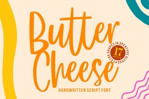 Butter Cheese - Handwritten Font Font Download