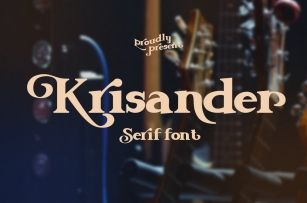 Krisander || Modern Serif Font Download