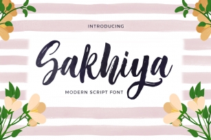 Sakhiya Script Font Download