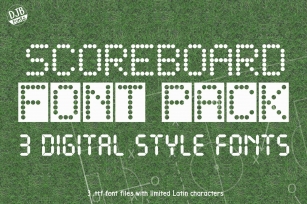 Scoreboard Font Pack Font Download