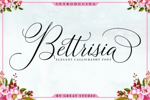 Bettrisia Script - Elegant Calligraphy Font Font Download