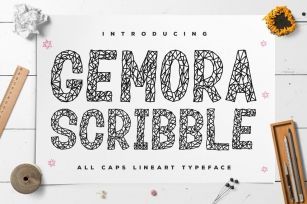 Gemora Scribble - Unique Display Font Font Download