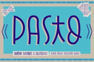 Pasto Sharp Package Font Download