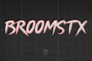 Broomstx -3 Retro 80s Brushes Family Font Download