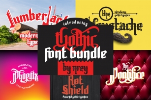 Gothic font bundle Font Download