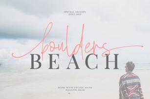 Boulders Beach Font Duo Font Download