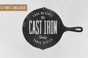 Cast Iron Family - Font Font Download