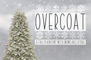 Overcoat & Snowflake Extras Font Download