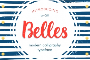 Belles Script - Modern Romantic Font Font Download