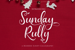 Sunday Rully | A Modern Script Calligraphy Font Download