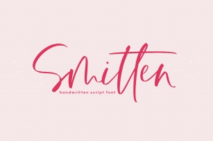 Smitten - A Handwritten Script Font Font Download
