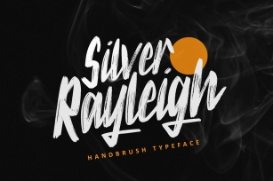 Silver Rayleigh - HandBrush Typeface Font Download