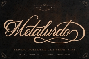 Metalurdo Calligraphy Font Font Download