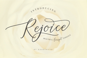 Rejoice Typeface Font Download