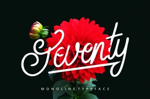 Seventy | Monoline Typeface Font Download
