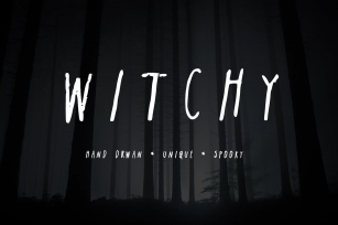 Witchy| A Spooky Sans-Serif Font Download