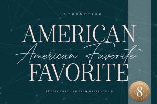 American Favorite - Luxury Font Duo Font Download