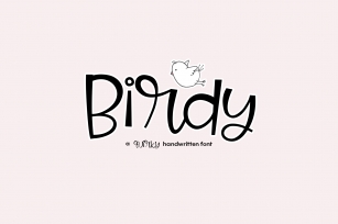Birdy - A Quirky Handwritten Font Font Download
