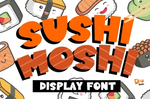 Sushi Moshi - Delicious Display Font Font Download
