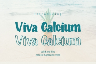 VIVA CALCIUM NATURAL HANDCRAFTED FONT Font Download