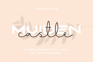 Muiden Castle - The Blogger Font Duo Font Download