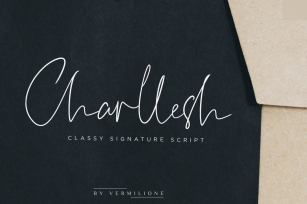 Charllesh Classy Signature Font Download