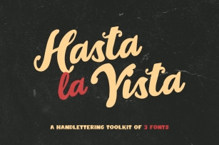 Hasta La Vista - Font Trio Font Download