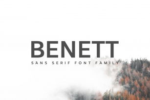 Benett Sans Serif Font Family Font Download