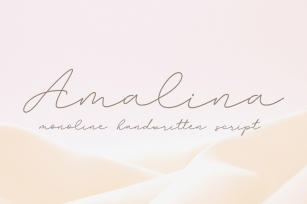 Amalina Monoline Script Font Font Download